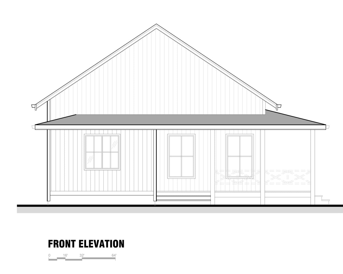 The Pinecrest ADU Plan | 790 SF 2-Bedroom Cottage ADU - NEW!