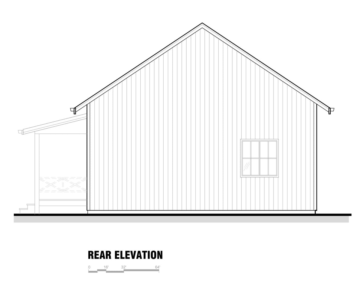The Fernwood ADU Plan | 790 SF 2-Bedroom Cottage House Plan - NEW!