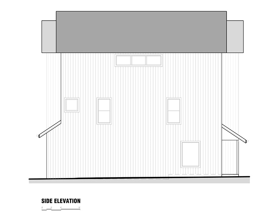 The Overlook Duplex – 3-Story, 2-Bedroom Modern Duplex House Plan - New!