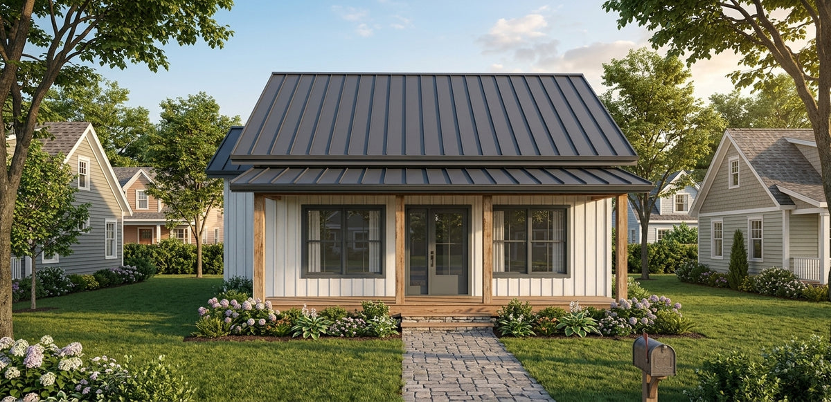 The Fernwood ADU Plan | 790 SF 2-Bedroom Cottage House Plan - NEW!