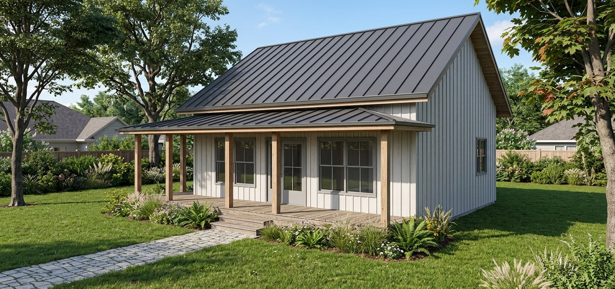 The Pinecrest ADU Plan | 790 SF 2-Bedroom Cottage ADU - NEW!